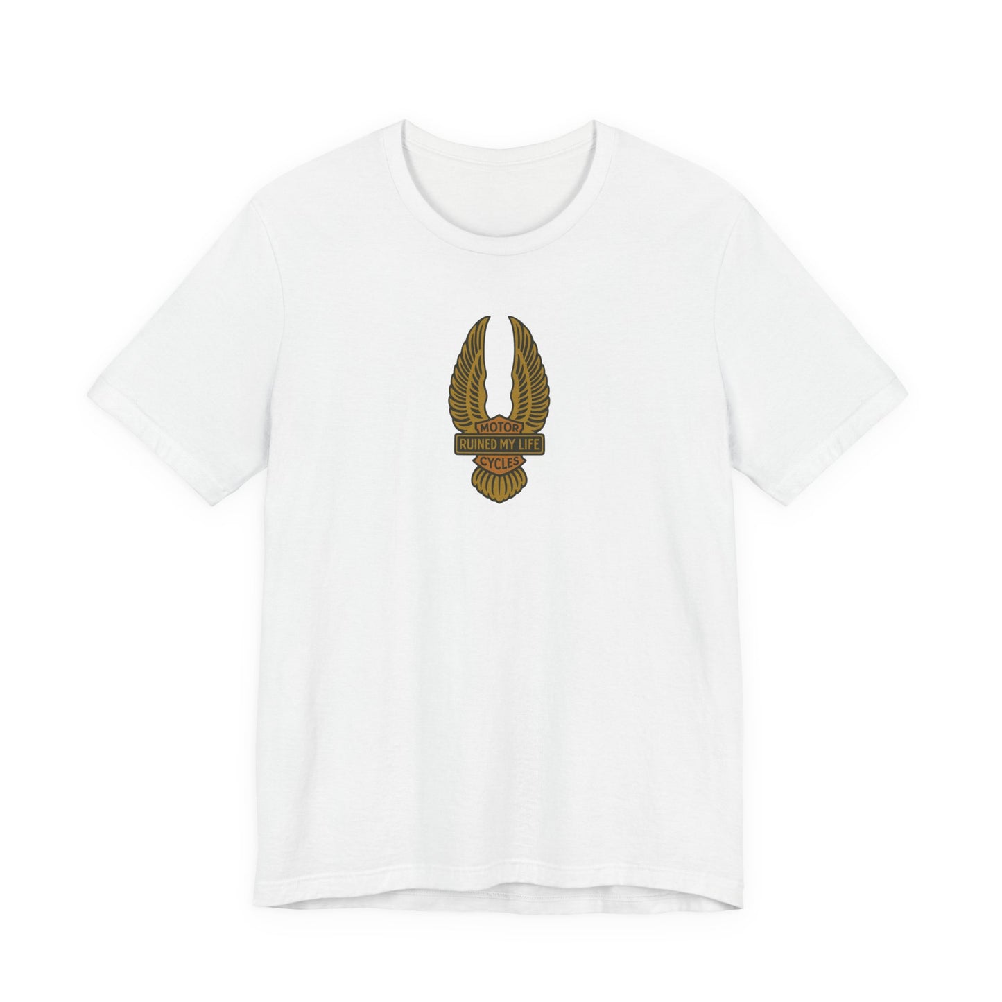 Motorcycles Ruined My Life Basic Tee 1