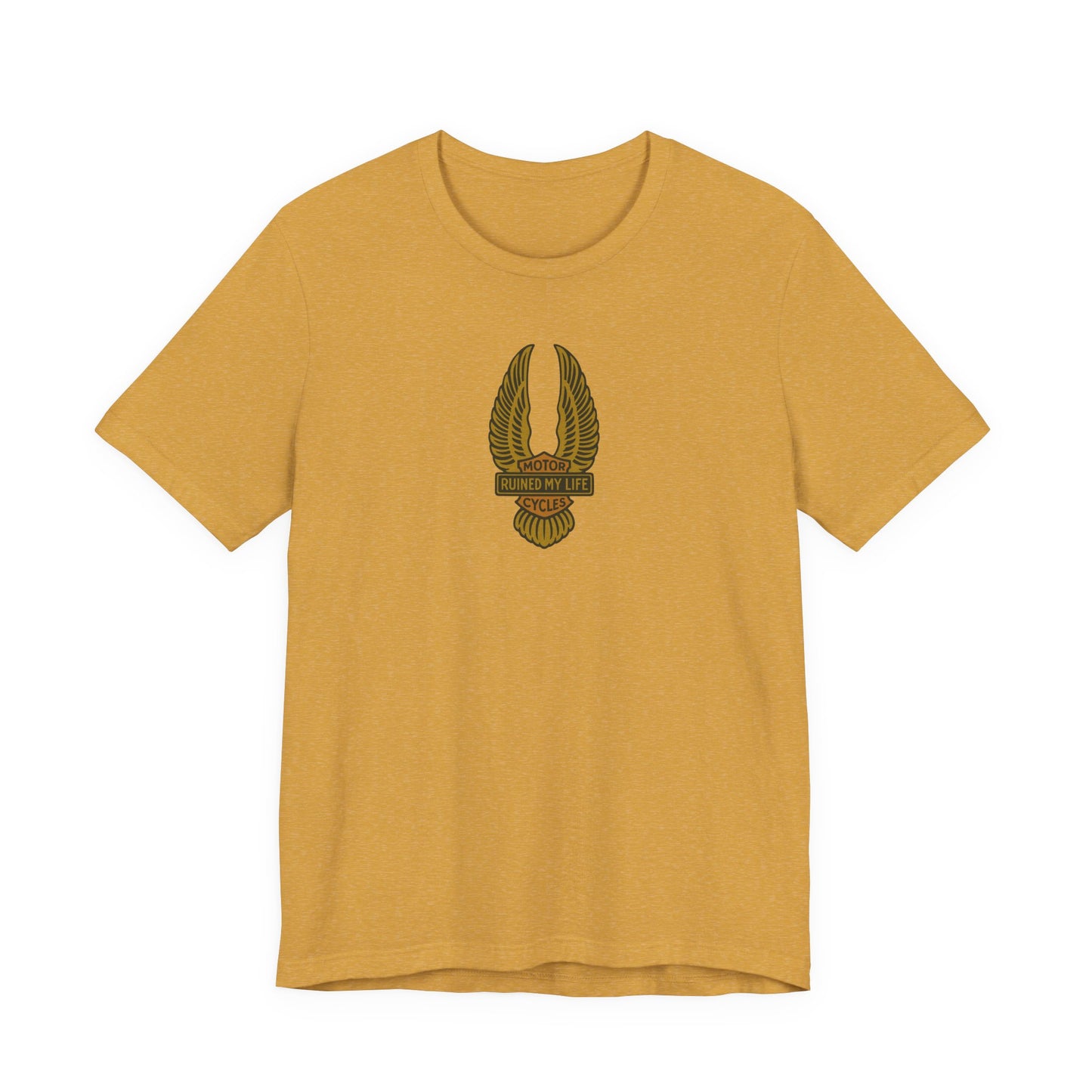 Motorcycles Ruined My Life Basic Tee 1