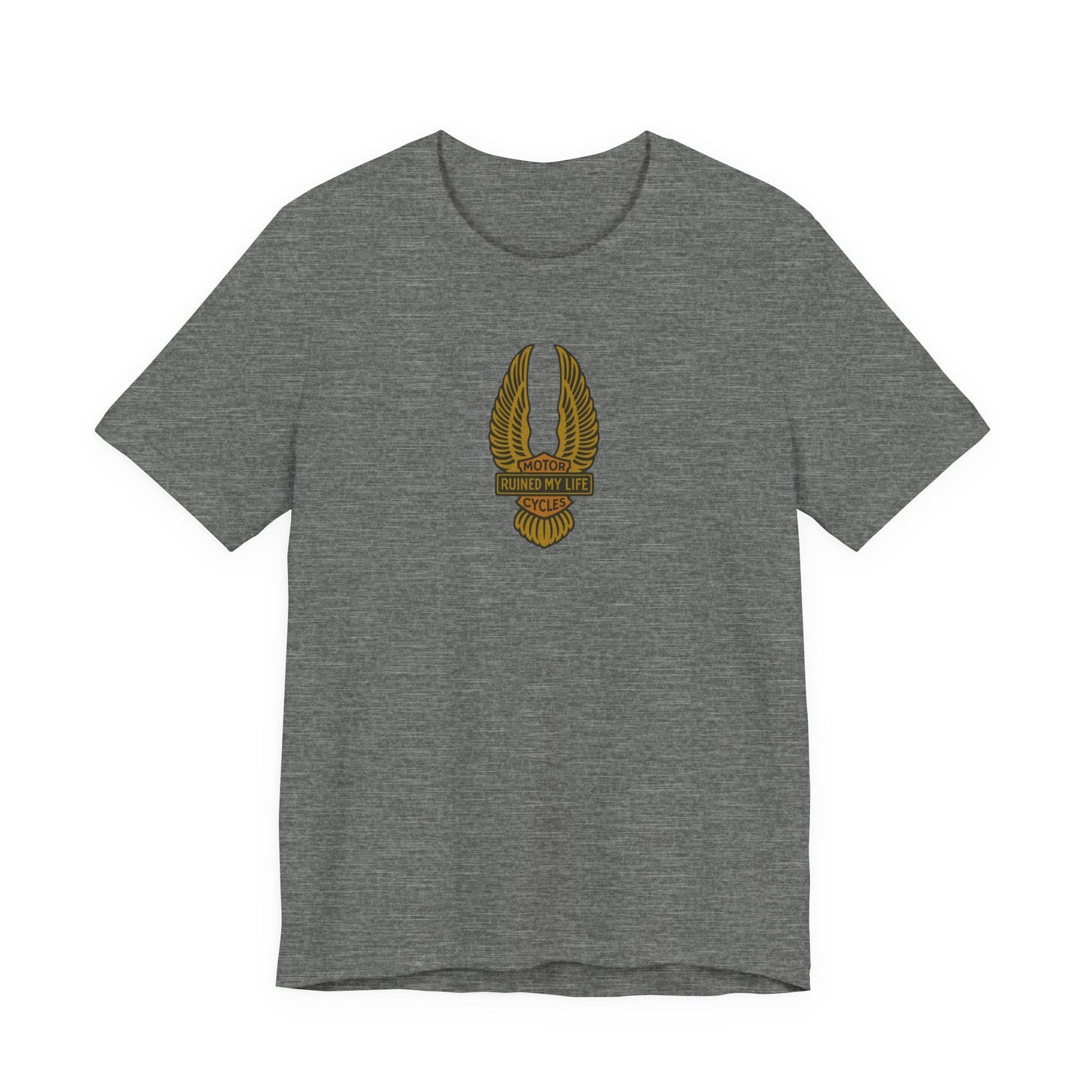 Motorcycles Ruined My Life Basic Tee 1