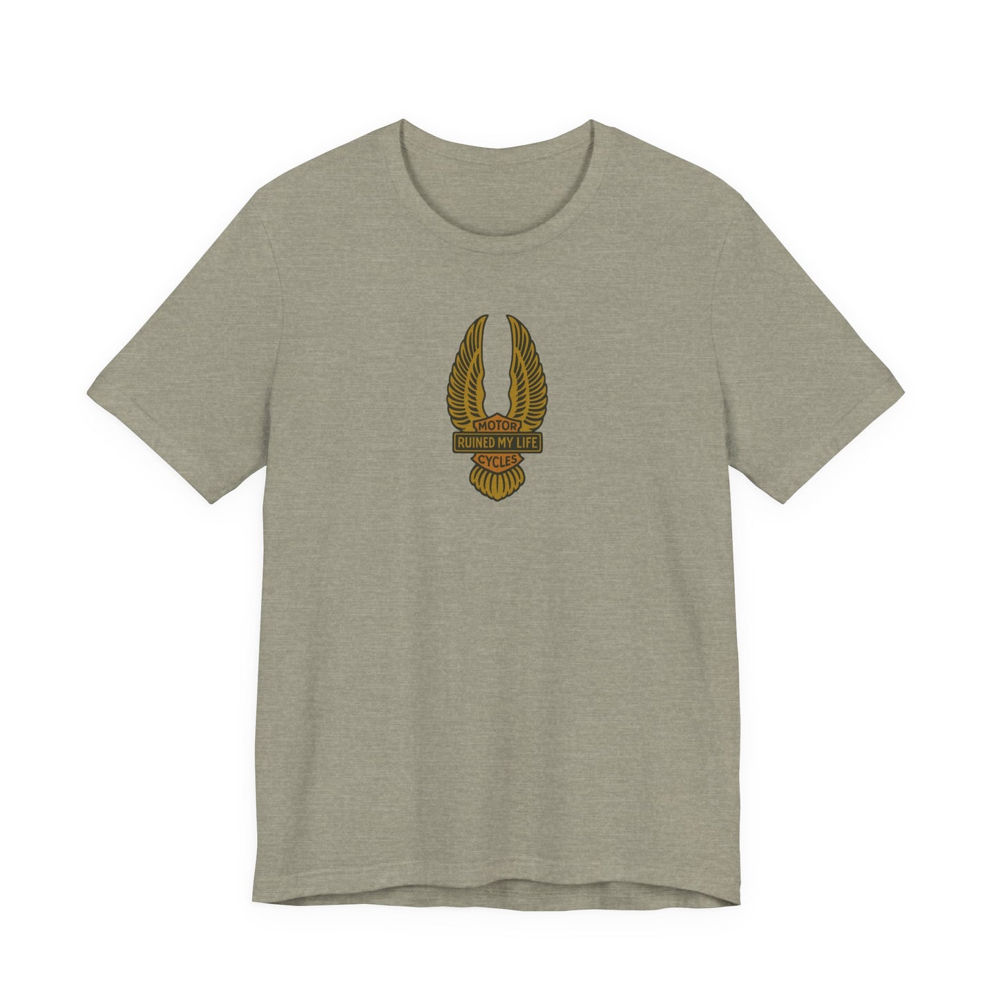 Motorcycles Ruined My Life Basic Tee 1