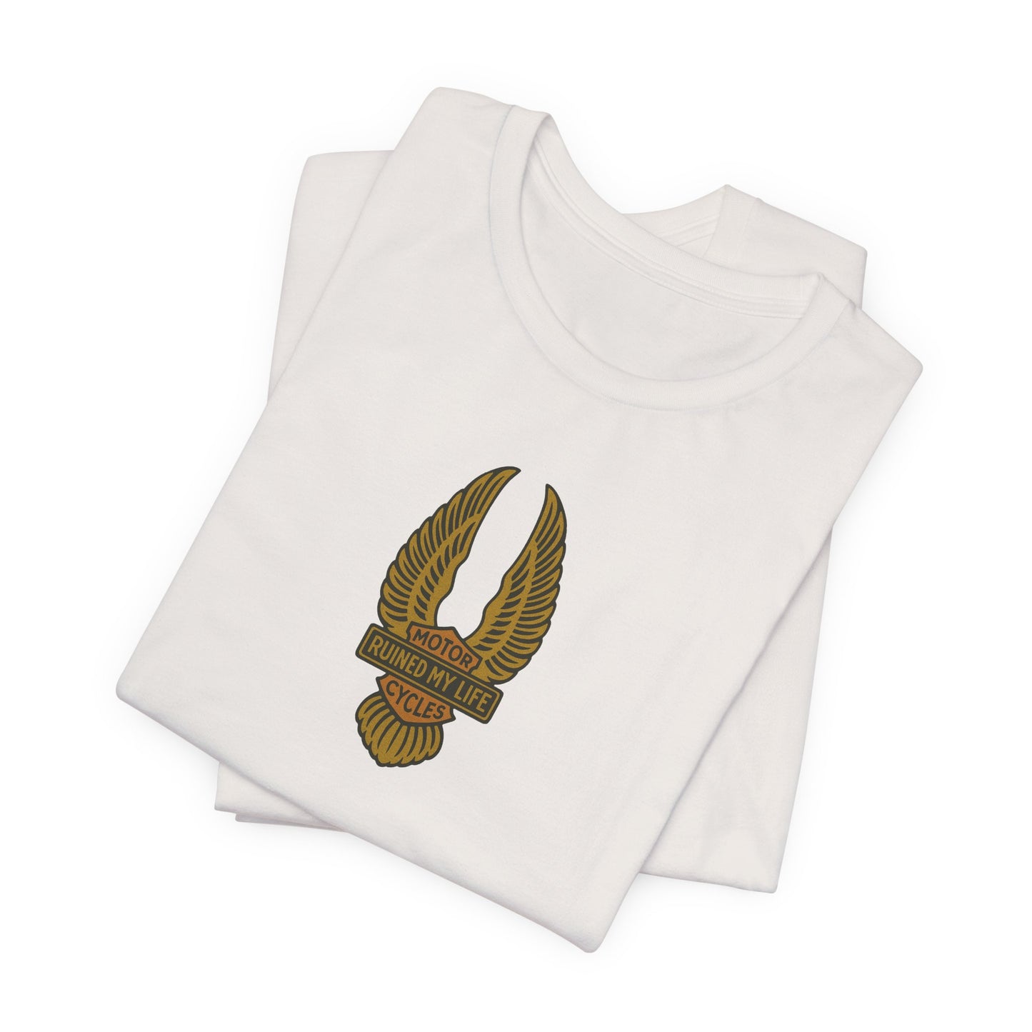 Motorcycles Ruined My Life Basic Tee 1