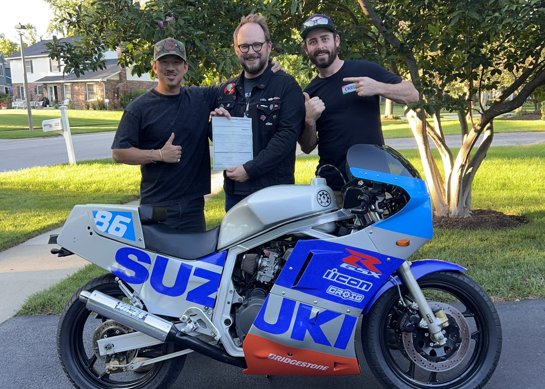 CG2: 1986 GSXR x Icon Motosports Gear