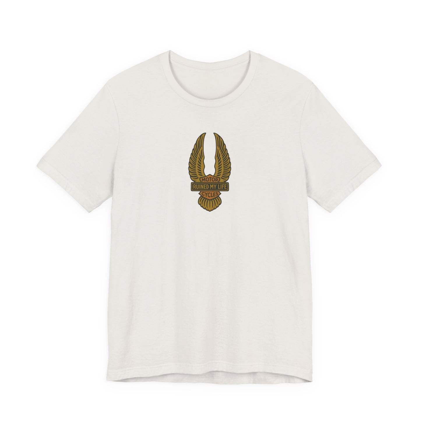 Motorcycles Ruined My Life Basic Tee 1