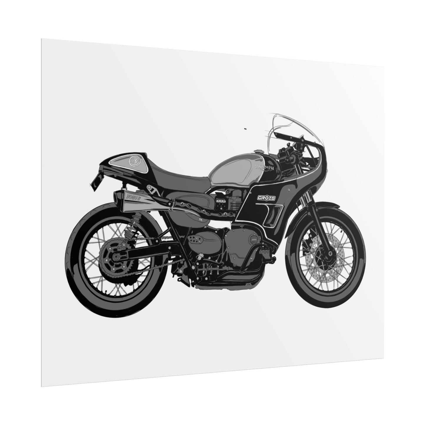 Cafe Bonneville Poster