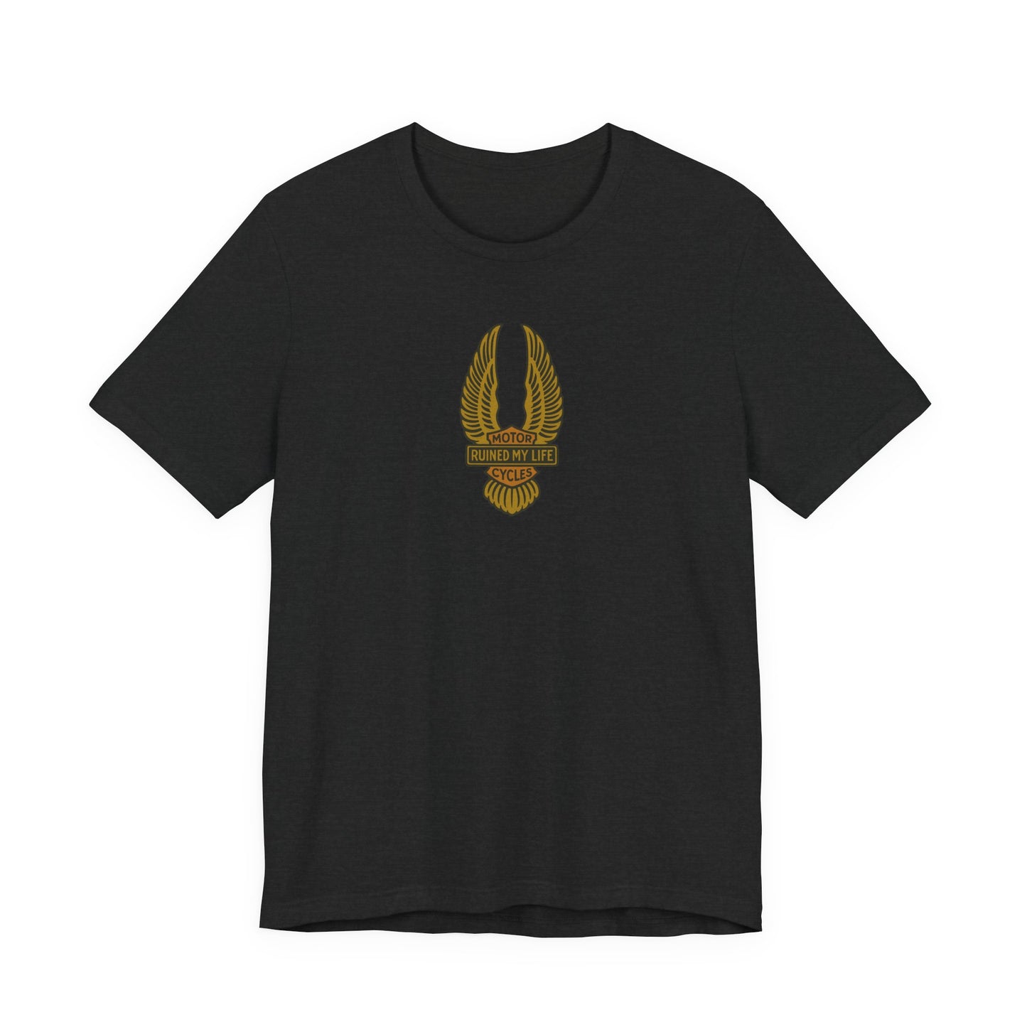 Motorcycles Ruined My Life Basic Tee 1